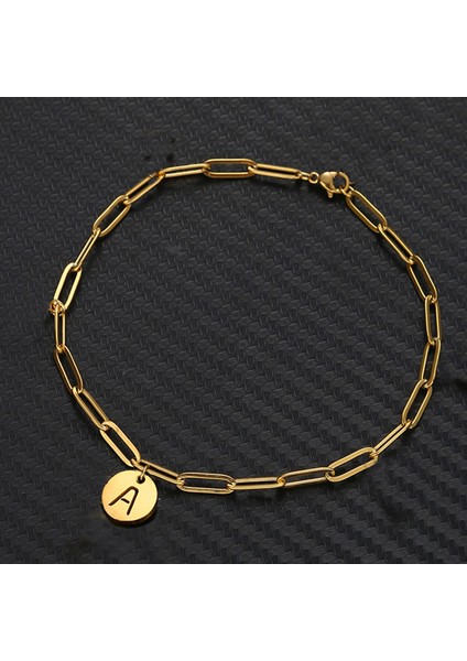 O Tarzı Altın Zarif Altın Ilk Harf Mektup A-Z Şans Bilekliği Ayarlanabilir Zincir Aşk Bilezikler Bilezikler Kadınlar Için Moda Takı Pulseras Mujer (Yurt Dışından) indirimleri