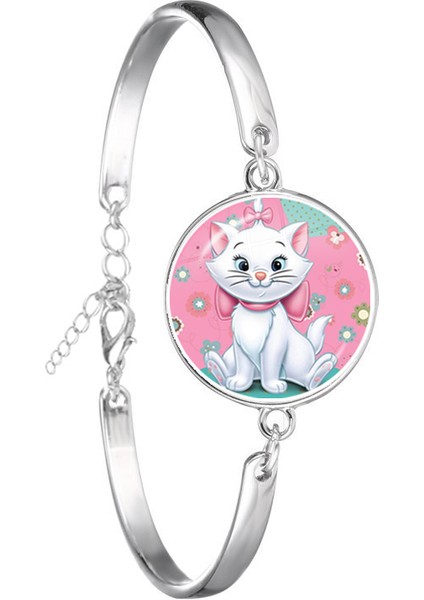 No.1 Boyutu Anime Çizgi Film The Aristocats Cam Kupka Bileklik Sevimli Takı Marie Kedi Moda Zincir Bilezik Kadınlar Erkekler Çocuklar Hediye (Yurt Dışından) fiyatları