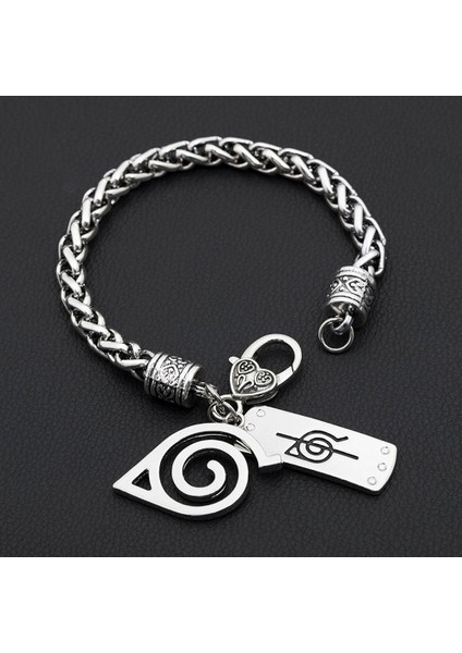 G1204 Konoha Ninja Twist Zincir Bileklik Erkek Klasik Japon Anime Aksesuarlar Kostüm Akatsuki Itachi Karikatür Takı (Yurt Dışından) indirimleri