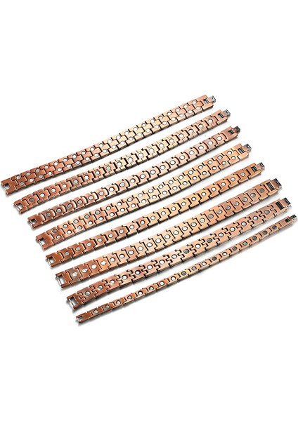 4 Element Aracı Vinterly Manyetik Bileklik Erkek Saf Bakır Enerji Sağlık Bilezik Erkek Zincir Bağlantı Vintage Manyetik Bakır Bilezikler & Bilezikler (Yurt Dışından)