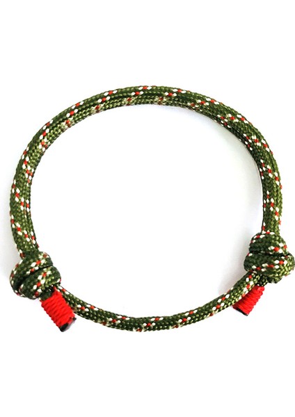 0518K Kadın Erkek Açık Spor Dağcılık Için Ayarlanabilir 12 Renkli Ayakkabı Bağı Stili Survival Halat Bileklik Takı (Yurt Dışından)