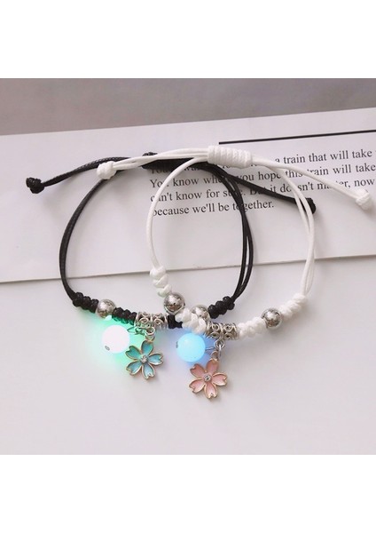 No.10 Boyutu 2021 Parlak Kedi Yıldız Ay Bileklik Çift El Yapımı Ayarlanabilir Halat Eşleşen Arkadaş Bileklik Sonsuz Aşk Aksesuarları Hediyeler (Yurt Dışından) indirimleri