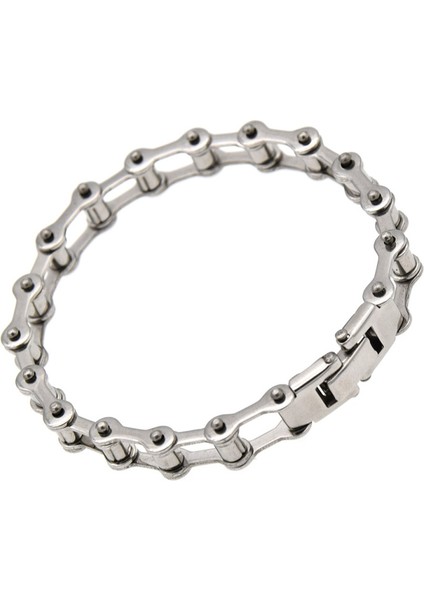 Moda Litchi Motosiklet Zinciri Bileklik Bilezik Punk Titanyum Çelik Bilezik Erkek Bilezik Moda Takı (Yurt Dışından) fiyatları