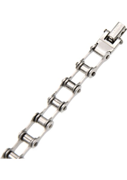 Moda Litchi Motosiklet Zinciri Bileklik Bilezik Punk Titanyum Çelik Bilezik Erkek Bilezik Moda Takı (Yurt Dışından) fırsatları