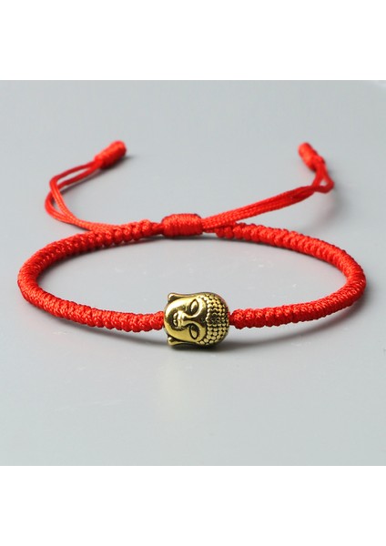 Kahverengi Altın Dambıl Tibet Buda Fil Halter Boncuklu Bilezik Şanslı Kadın Erkek Yoga Bileklik Takı Için (Yurt Dışından)