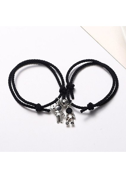 BR21Y0299 Seni Özledim Mektubu Manyetik Kalp Bileklik Bilezik Manyetik Çekim Kolye Çift Bileklik Kadınlar Için Erkekler Bayan Sevgililer Günü Hediyesi (Yurt Dışından) fırsatları