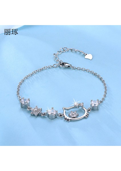 Mor Kedili Bileklik Kadınlar Için Zirkonyum Kt Bilezik Takı Sevimli Basit Japon Sevgililer Günü Hediyesi 14 Şubat (Yurt Dışından) fiyatları