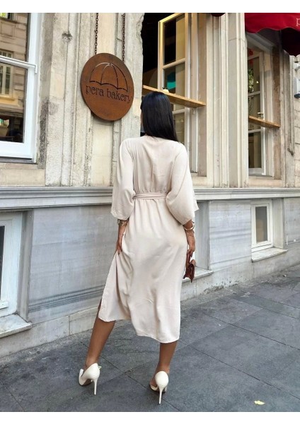 Ayrobin Midi Elbise
