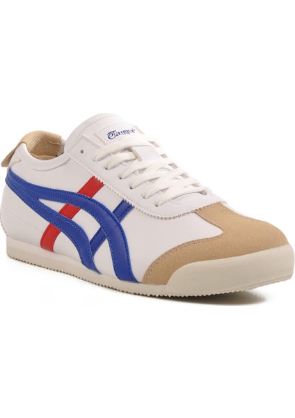 Beyaz-Mavi-Kırmızı Hafif Erkek Spor Ayakkabı E-2052 M