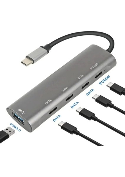Skygo Type C To Pud Hub 5 In 1 ZR268