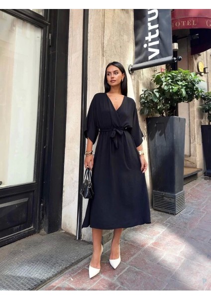 Ayrobin Midi Elbise