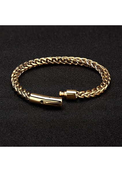21CM Tarzı Çelik Erkekler Için 6mm Zincir Bileklik Paslanmaz Çelik Moda Lüks Adam Aksesuar Şık Punk Rock Tarzı Bisikletçi Takı Hediye Arkadaşlar Için (Yurt Dışından) modelleri