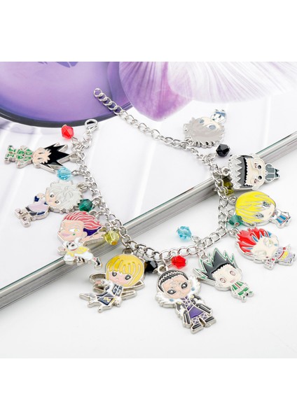 No.4 Boyutu Anime Takı Bilezikleri Kadınlar Için Demon Slayerbenim Kahraman Akademiayedi Ölümcül Günah Hunter×hunter Charms Bilezik Bileziği (Yurt Dışından) modelleri