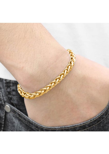 Altın Rengi Kolye Öp Beni Minimalist Vintage Altın Renk Bilezik Kadınlar Hediye El Yapımı Demir Alaşım Kol Düzü New Moda Takı (Yurt Dışından) indirimleri