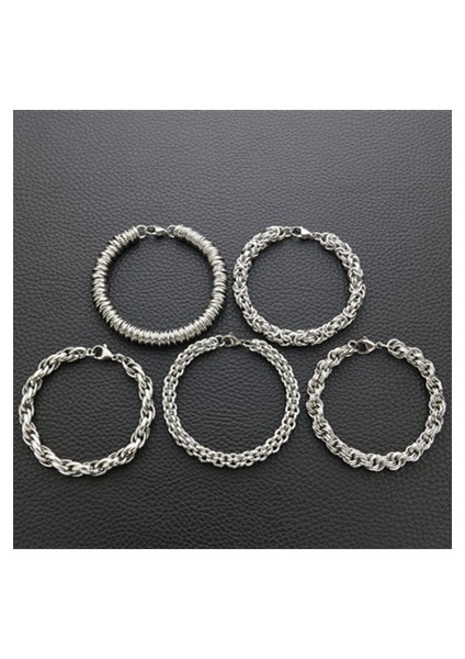 19CM Tarzı 8mm Moda El Yapımı Vintage Kaba Mısır Dönme Titanyum Çelik Erkek ve Kadın Bilezik Kıl Zincir Yılan Kemiği Zincir (Yurt Dışından) fiyatları