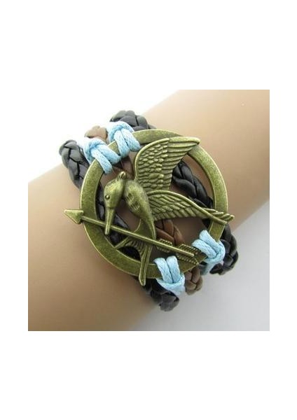 B056 Kadınlar Için Hediye Vintage Çok Katmanlı Örgülü Mum Ipi Bilezikler Şık Şans AB001 (Yurt Dışından)