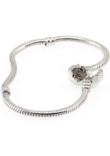 17CM Tarzı PDL060 Yeni Alışveriş Bileziği Gül Altın Gümüş Renk Alaşım Yılan Zincir Temel Bilezikler Moda Kadınlar Boncuk Takı Kendin Yap Kargo (Yurt Dışından) modelleri