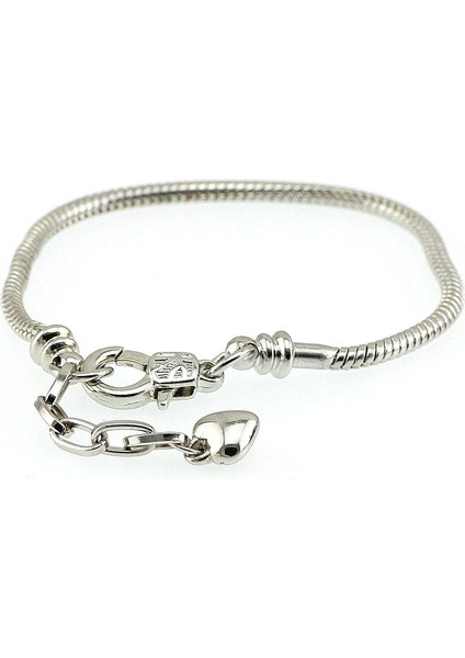 17CM Tarzı PDL060 Yeni Alışveriş Bileziği Gül Altın Gümüş Renk Alaşım Yılan Zincir Temel Bilezikler Moda Kadınlar Boncuk Takı Kendin Yap Kargo (Yurt Dışından) fırsatları