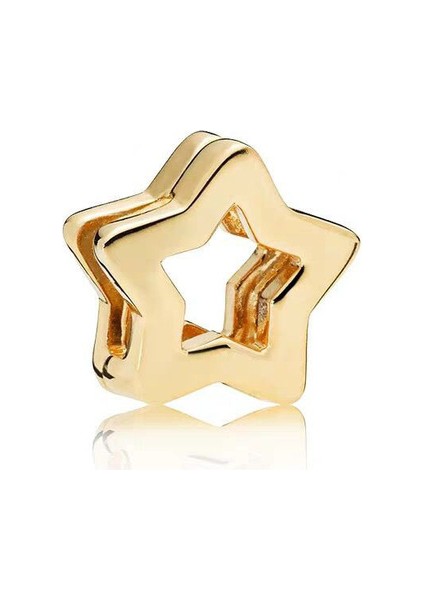 20CM Tarzı Gül Altın Rengi Yeni Gümüş Renk Bilezik Dıy Şanslar Bilezik Tüm Kadınlar Reflexions Boncuk Bilezik Lüks Takı Hediyeler (Yurt Dışından)