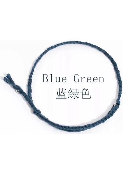 22CM Tarzı No.6 Boyutu Kpop Kim Tae Hyung Halat Zinciri El Yapımı Bilezik Dokuma Dilek Bileziği Kadın Erkek Basit Kore Takıları Bangtan Boys V (Yurt Dışından)