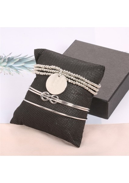 B00114 Modyle Yeni Moda Bohem Bilezik Kadın Gümüş Renk Bilezik Kadın Takı Hediye (Yurt Dışından) indirimleri
