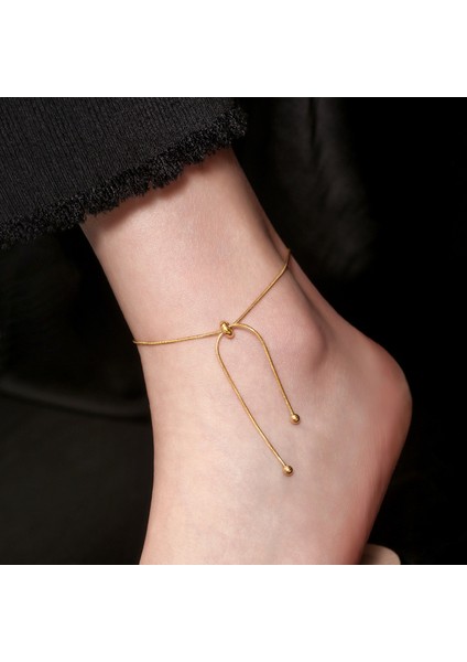 A-S76 Kadın Kız Erkek Boncuk Takı Hediye Için Basit Tasarım Titanyum Çelik Çekilebilir Ayarlanabilir Bilezik Altın Renk Yılan Zincir Bilezik (Yurt Dışından) modelleri