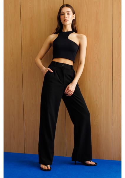 Kadın Oversize Palazzo Pantolon PANTOLON-001