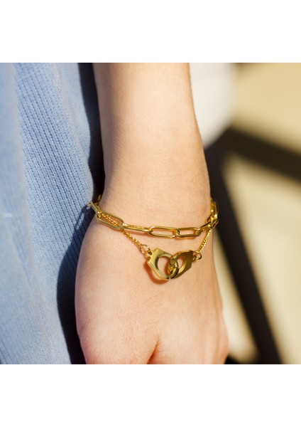 NO.363 Beden Lüküs Çocuk Kalp Paslanmaz Çelik Zincir Kadın Bilezikler Y2K Altın Kalın Bilezik El Toka Bilezikler Estetik Kızlar Hediye Için (Yurt Dışından) modelleri