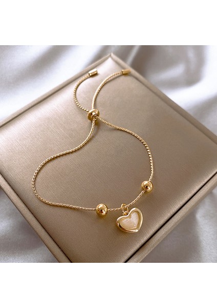 14ALTIN Kelebek Titanium Zirkon Taşlı Çiçek Aşk Halka Bilezik - Öğrenci Kız Arkadaş Doğum Günü Için Basit Kişilik Takı (Yurt Dışından) fiyatları