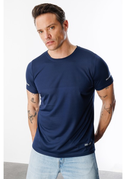 Erkek Nem Emici Hızlı Kuruma Atletik Teknik Performans Spor T-Shirt Drıfıt-Kısakolnew
