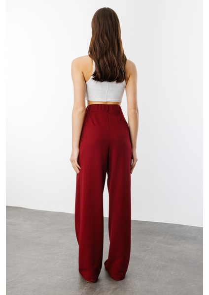 Beli Cırtlı Rahat Palazzo Pantolon Cırtlı-Pantolon fırsatları