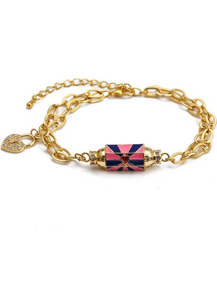 Renk 17 Kadınlar Için Düğmeli Bilezik Ayarlanabilir Halat Moda Yeni Parti Mücevher Bakır Bilezikler Elde Mine Bilezik Bir Parça (Yurt Dışından)