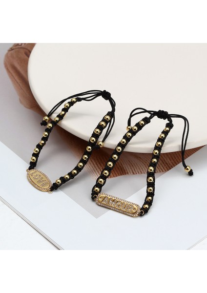 Renk 17 Kadınlar Için Düğmeli Bilezik Ayarlanabilir Halat Moda Yeni Parti Mücevher Bakır Bilezikler Elde Mine Bilezik Bir Parça (Yurt Dışından) indirimleri