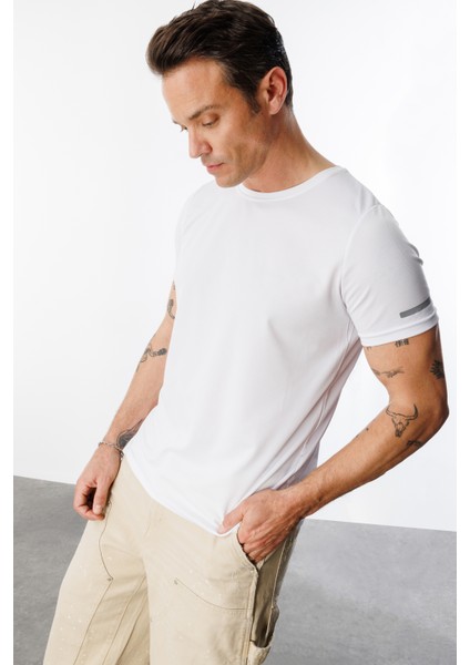 Erkek Nem Emici Hızlı Kuruma Atletik Teknik Performans Spor T-Shirt Drıfıt-Kısakolnew