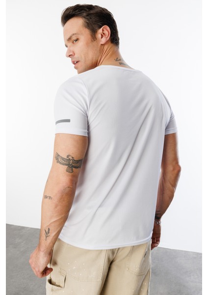 Erkek Nem Emici Hızlı Kuruma Atletik Teknik Performans Spor T-Shirt Drıfıt-Kısakolnew
