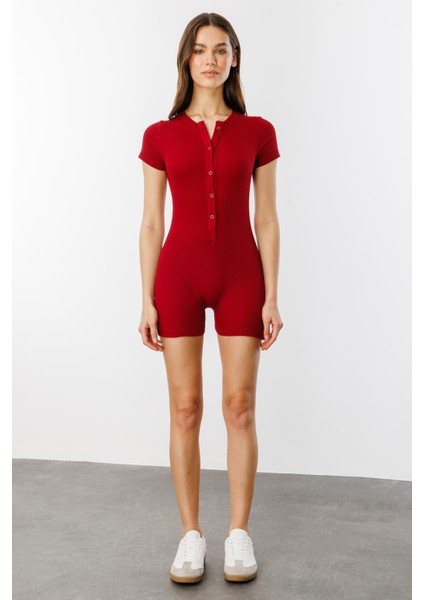 Fitilli Kısa Kollu Kısa Tulum Short Romper Kısakol-Tulum fiyatları