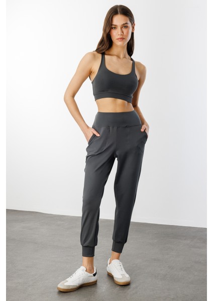 Kadın Yüksek Bel Jogger Eşofman Altı Joggers New-Joger