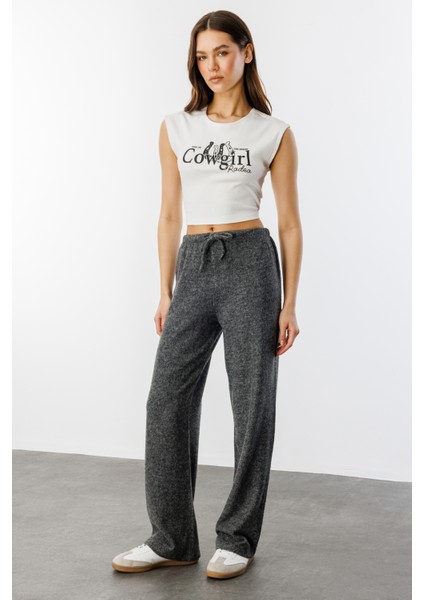 Yumoş Bol Örme Kadın Pantolon Örme-Pantolon fiyatları