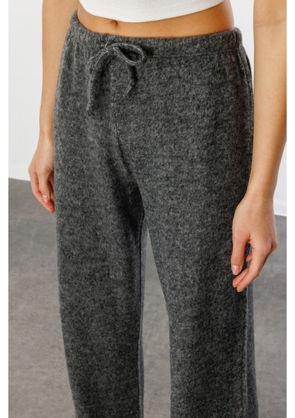 Yumoş Bol Örme Kadın Pantolon Örme-Pantolon fırsatları