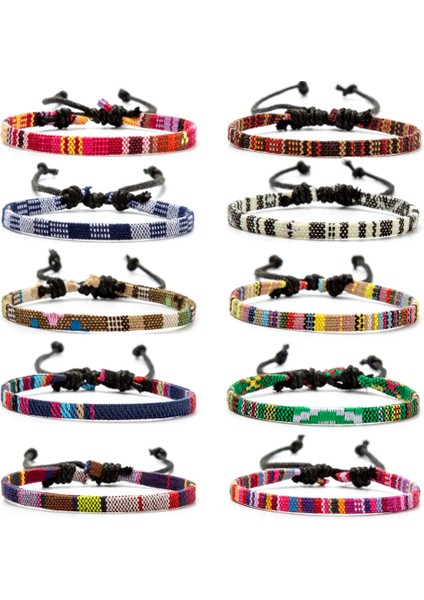 Ayarlanabilir Stil A3 Eif Dock Kadın Bilezik Boho Takı Örme Halat Bilezikler El Yapımı Trendy Pulsera Mujer Moda Bohemian Bilezikler (Yurt Dışından)