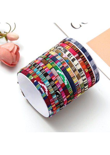 Ayarlanabilir Stil A3 Eif Dock Kadın Bilezik Boho Takı Örme Halat Bilezikler El Yapımı Trendy Pulsera Mujer Moda Bohemian Bilezikler (Yurt Dışından)