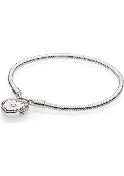 19CM Tarzı 596586FPC Chenk Strand Bilezik Sıcak Gümüş Metropol Tarzı Kadın Moda Bileziği (Yurt Dışından)