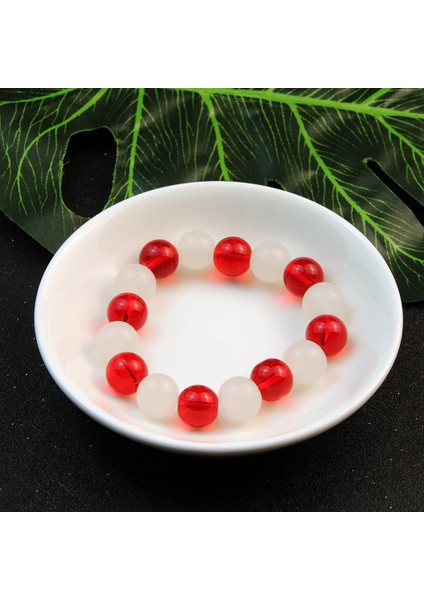 12MM-16 Adet Boncuk Stili Stil 1 Moda Erkek Boncuk Bilezikleri Anime Fruits Basket Sohma Kyo Bilezik Bilezik Kadınlar Için Hediyelik Eşya Kostüm Takı Hediye (Yurt Dışından) modelleri