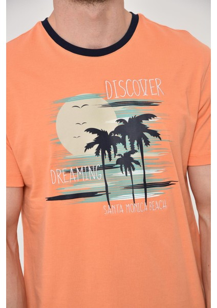 Erkek Bisiklet Yaka Tişört Y22344402701