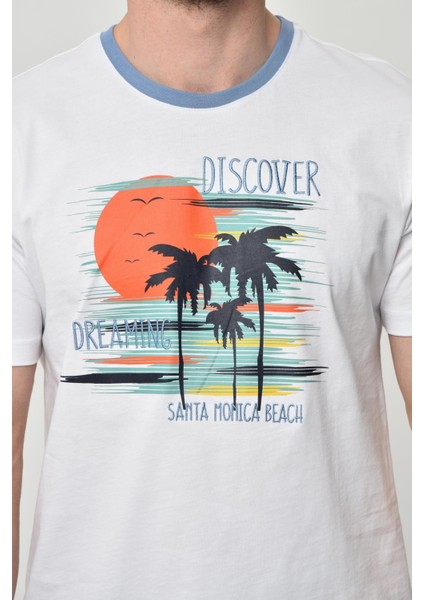 Erkek Bisiklet Yaka Tişört Y22344402701