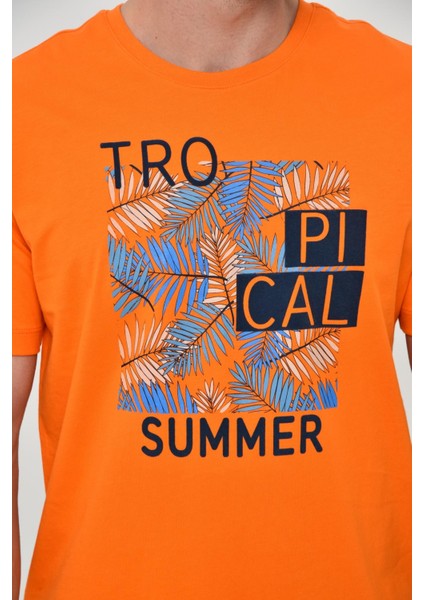 Erkek Bisiklet Yaka Tişört Y22344402501