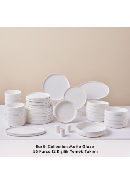 Earth Collection Matte Glaze 55 Parça 12 Kişilik Yemek Takımı modelleri