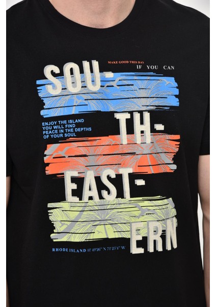 Erkek Bisiklet Yaka Tişört Y22344402601