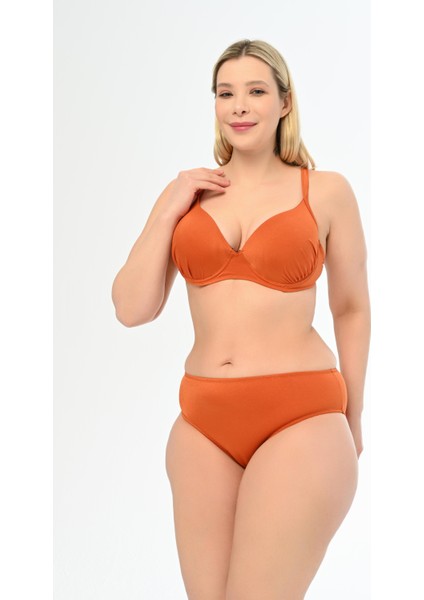 Aquaviva Kadın Tarçın Büyük Beden Alexa Kaplı Bikini Takımı fiyatları