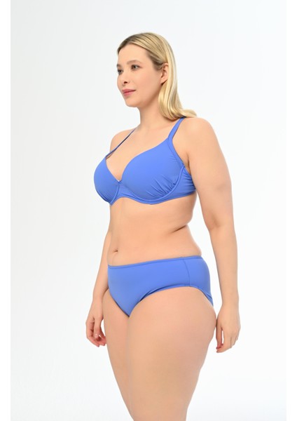 Aquaviva Kadın Mavi Büyük Beden Alexa Kaplı Bikini Takımı fiyatları